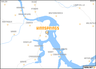 map of Winn Springs