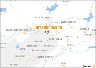 map of Winter Gardens