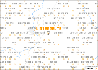 map of Winterreute