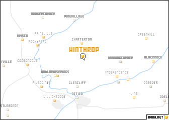 map of Winthrop
