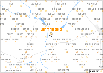 map of Wintobaka