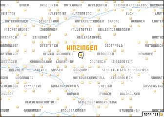 map of Winzingen