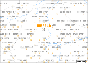 map of Wipfeld