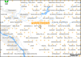 map of Wippenhohn