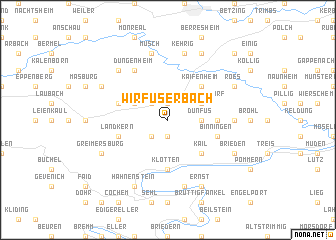 map of Wirfuserbach