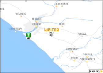 map of Wiritoa
