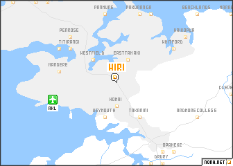 map of Wiri