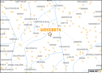 map of Wīr ke Bāth