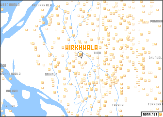 map of Wirkhwāla