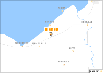 map of Wisner