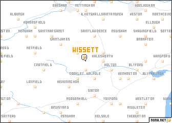 map of Wissett