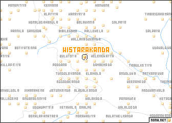 map of Wistarakanda