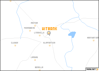 map of Witbank