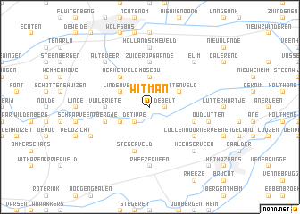 map of Witman