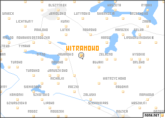 map of Witramowo
