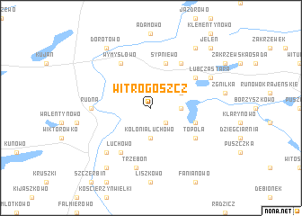 map of Witrogoszcz