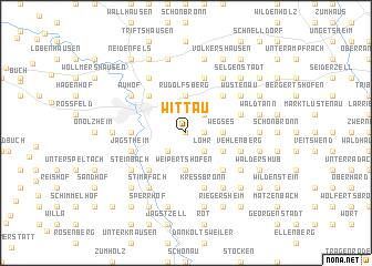 map of Wittau
