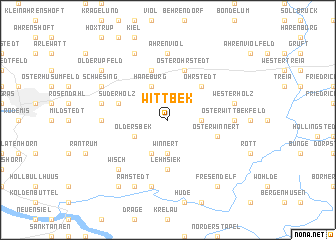 map of Wittbek