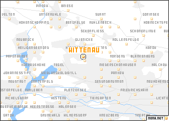 map of Wittenau