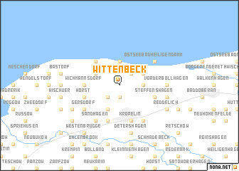 map of Wittenbeck