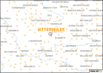 map of Wittenweiler