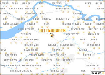 map of Wittenwurth