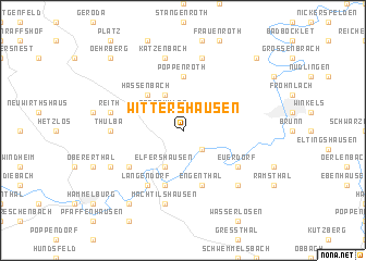 map of Wittershausen