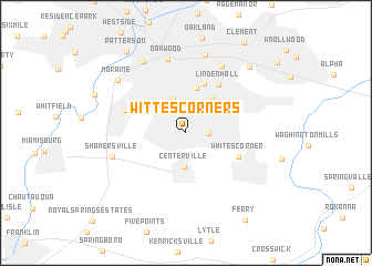 map of Wittes Corners