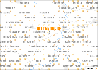 map of Wittgendorf