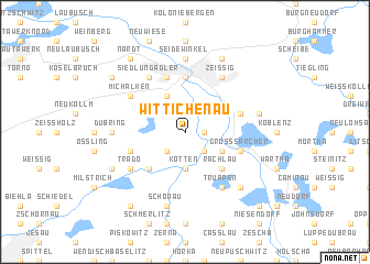 map of Wittichenau