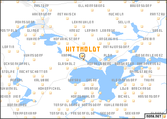 map of Wittmoldt