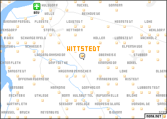 map of Wittstedt