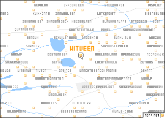 map of Witveen