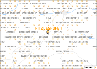 map of Witzleshofen