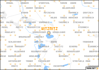 map of Witznitz