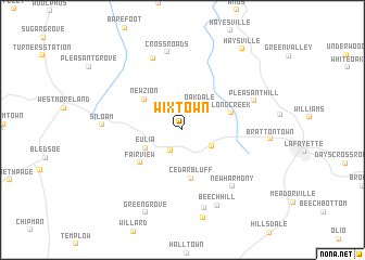 map of Wixtown