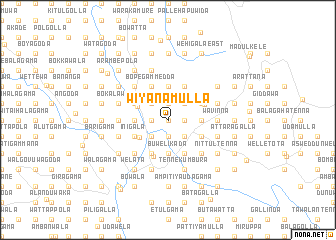 map of Wiyanamulla