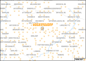 map of Wögersdorf