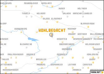 map of Wohlbedacht