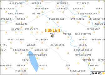 map of Wohlen