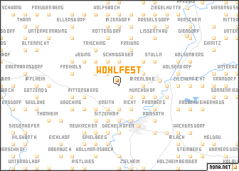 map of Wohlfest