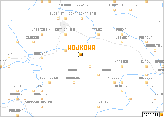 map of Wojkowa