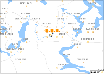 map of Wojnowo