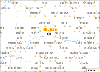 map of Wojsze