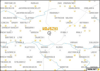 map of Wojszki