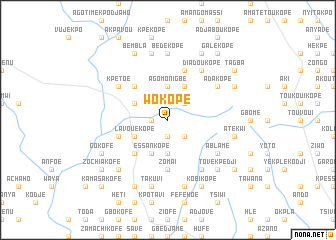 map of Wo Kopé