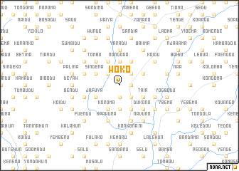 map of Woko