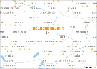 map of Wola Chomejowa
