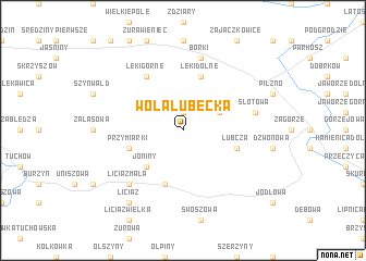 map of Wola Lubecka