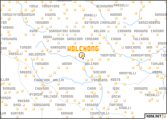map of Wŏlchŏng